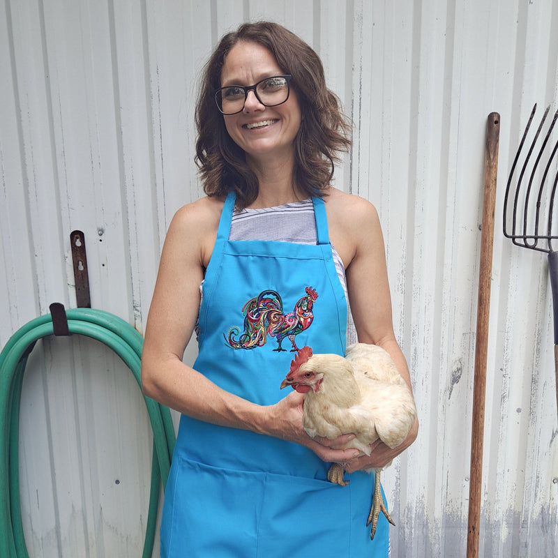 Chickens, Color, and Cooking - Threaded Stitch