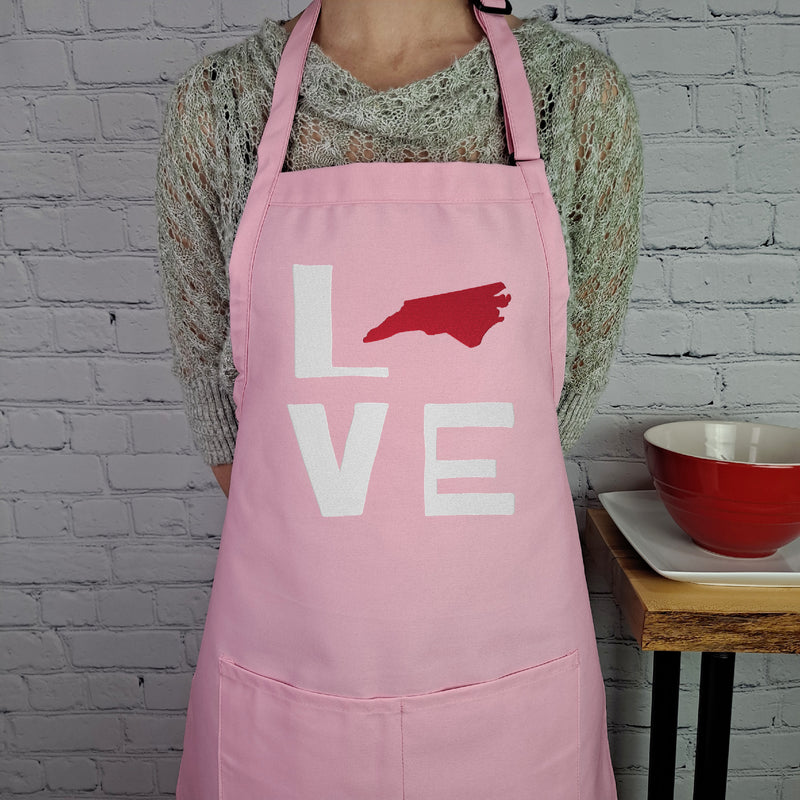 North Carolina apron embroider baking gift perfect gift for her