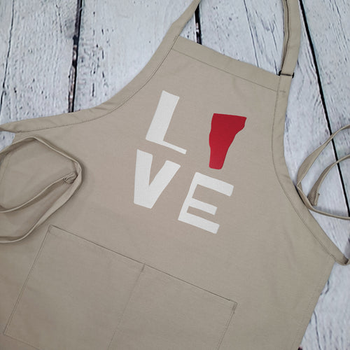 Vermont apron embroider gift baking apron perfect gift for her