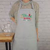 Christmas Apron Tis the season embroidered holiday apron with pockets perfect hostess gift for her