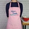 Customizable apron embroidered personalize name grandma gift kitchen apron with pockets mothers day gift