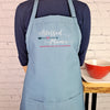 Customizable apron embroidered personalize name grandma gift kitchen apron with pockets mothers day gift