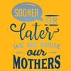 Mom apron Sooner or later we all quote our mothers kitchen cooking apron mothers day gift