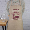 Verse Apron Psalm 46:10 Favorite Bible verse gift