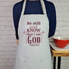 Verse Apron Psalm 46:10 Favorite Bible verse gift