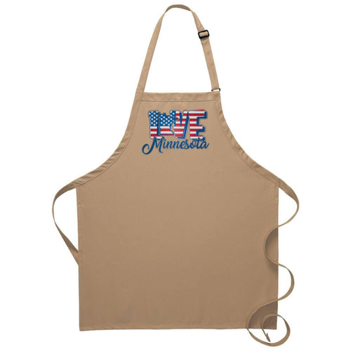 Minnesota Apron embroidered Kitchen apron