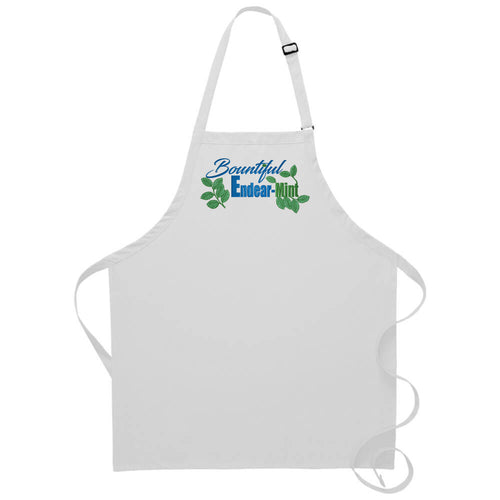 Funny apron embroidery Mint Cooking apron