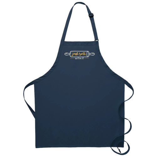 Funny apron Just roll with it cooking apron