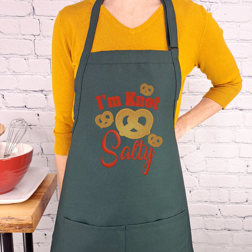 Funny apron embroidery Mint Cooking apron