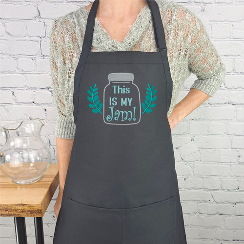 Funny apron  This is My Jam kitchen apron cooking humor