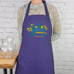 Loved Apron bible verse Romans 5:8 embroidered cute gift for her with pockets