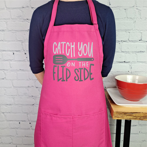 Funny apron Flippin awesome embroidered kitchen accessory barista style apron perfect for grilling fathers day gift