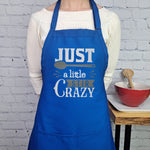 Funny apron Cooking stir crazy pun embroidered apron sarcastic cooking humor perfect friend gift