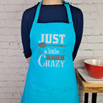 Funny apron Cooking stir crazy pun embroidered apron sarcastic cooking humor perfect friend gift