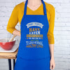 Funny apron Life is what you bake it embroidered kitchen accessory with pockets and adjustable neck multiple lengths great hostess gift