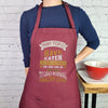 Funny apron Life is what you bake it embroidered kitchen accessory with pockets and adjustable neck multiple lengths great hostess gift