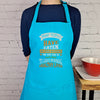 Funny apron Life is what you bake it embroidered kitchen accessory with pockets and adjustable neck multiple lengths great hostess gift