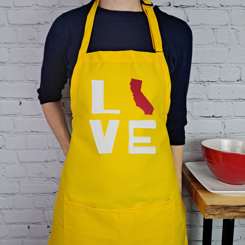 California apron embroider perfect baking apron gift for her