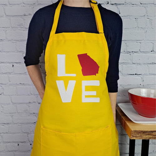 Georgia apron embroider perfect baking apron gift for her