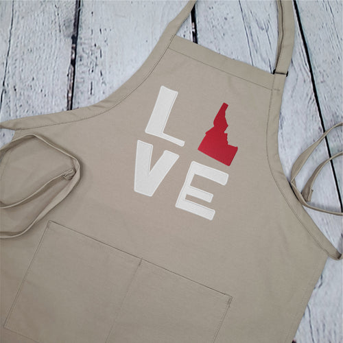 Idaho apron embroider perfect baking apron gift for her