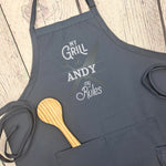 Dad apron Fathers day kitchen apron great Grilling gift for him