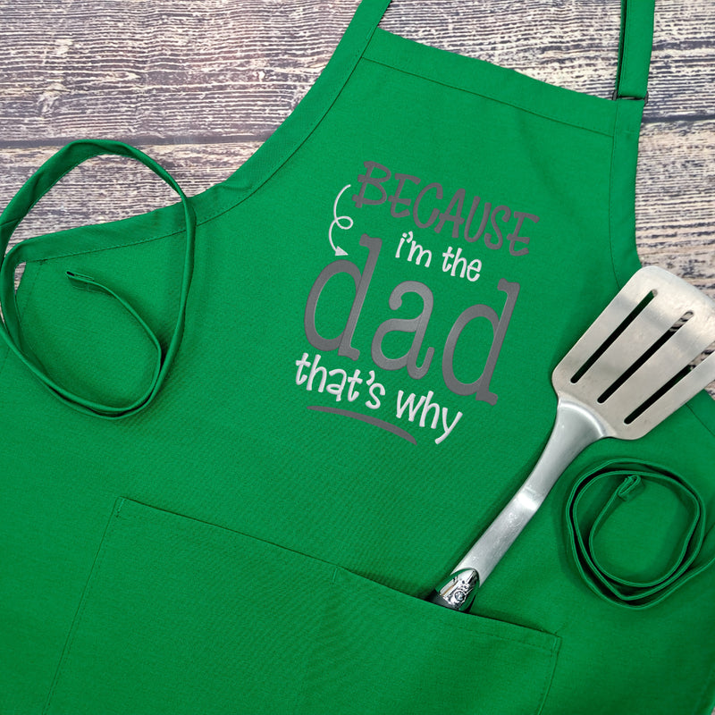 Dad apron Personalized Papa kitchen apron great custom gift for him