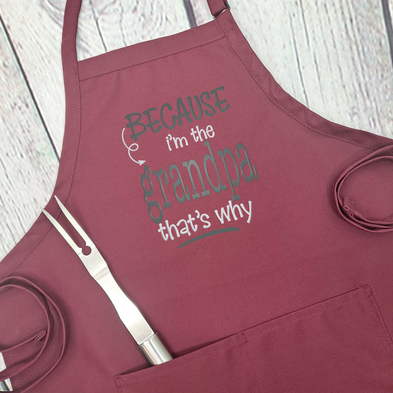 Dad apron Personalized Papa kitchen apron great custom gift for him