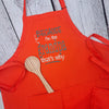 Dad apron Personalized Papa kitchen apron great custom gift for him