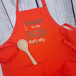 Dad apron Personalized Papa kitchen apron great custom gift for him