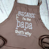 Dad apron Personalized Papa kitchen apron great custom gift for him