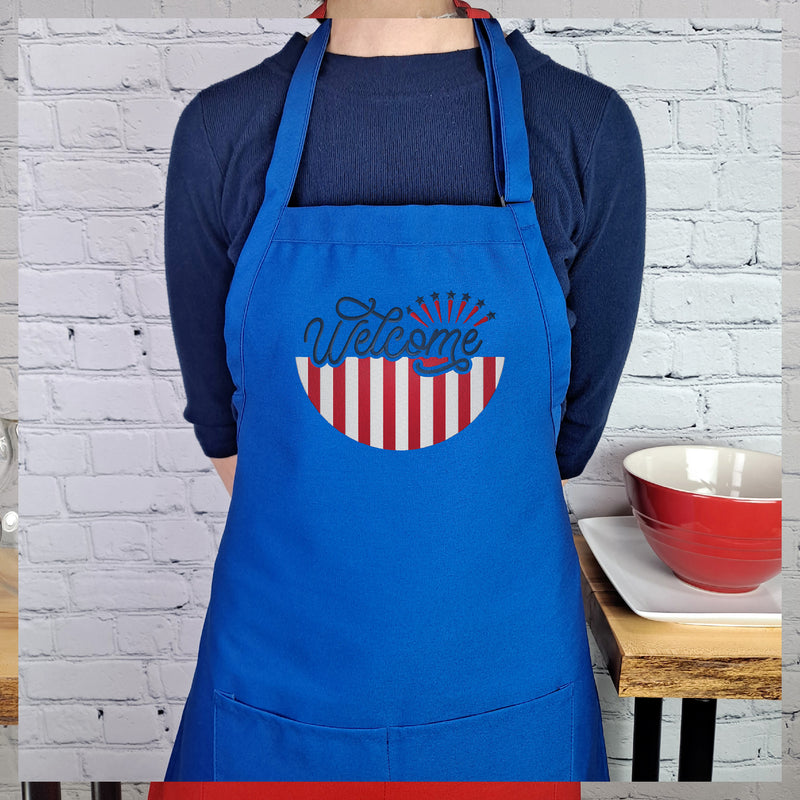 Patriotic Welcome Apron