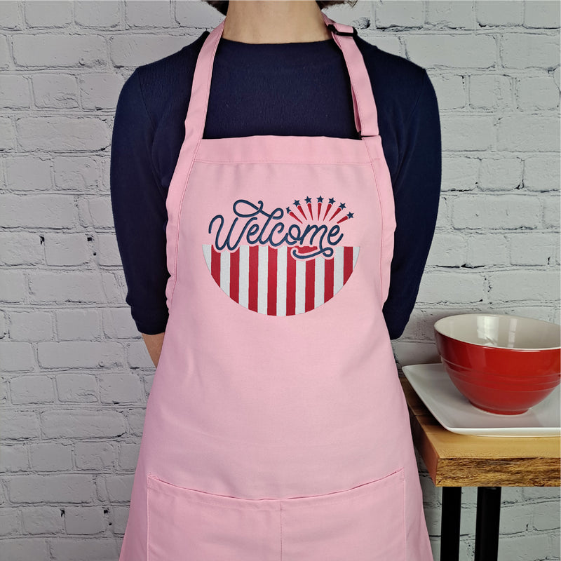 Patriotic Welcome Apron