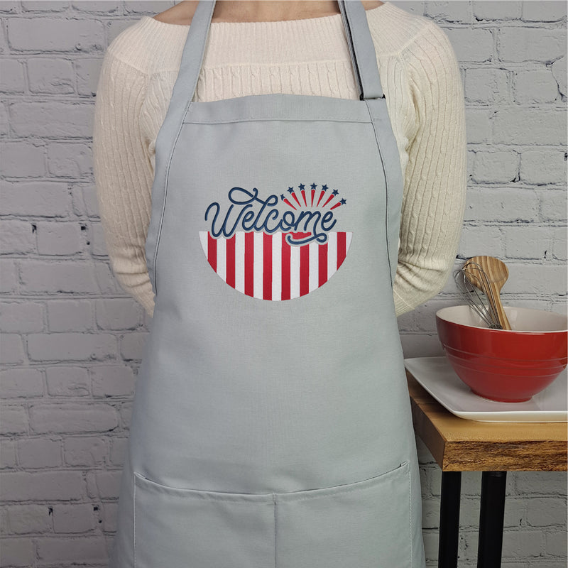 Patriotic Welcome Apron