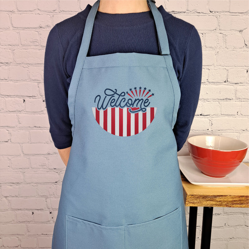 Patriotic Welcome Apron
