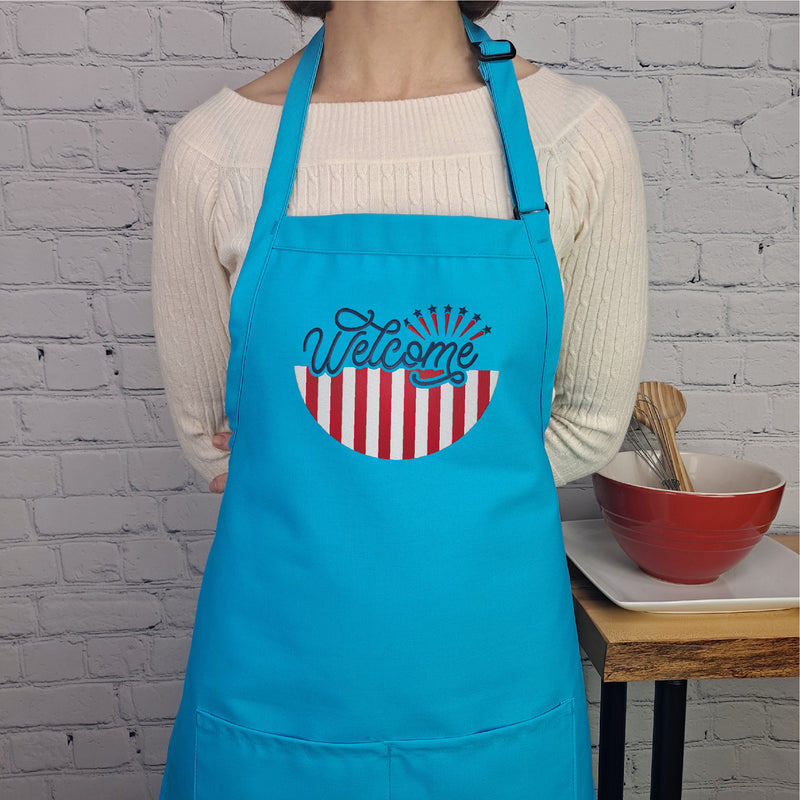 Patriotic Welcome Apron