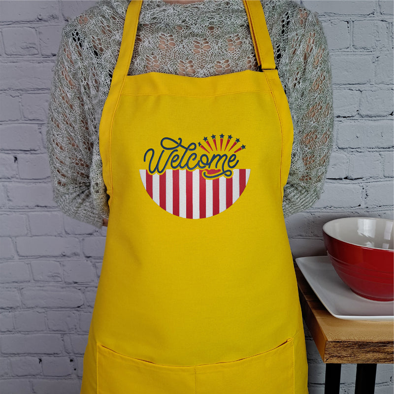 Patriotic Welcome Apron
