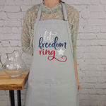 Freedom apron let freedom ring