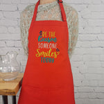 Inspirational apron teacher gift embroidered kitchen apron teacher first day of school gift school lunch lady office secretary