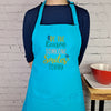 Inspirational apron teacher gift embroidered kitchen apron teacher first day of school gift school lunch lady office secretary