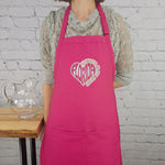 Georgia Apron always in my heart love home house warming embroidered Kitchen accessory with pockets perfect moving gift for friend