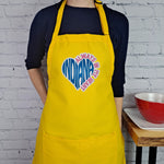 Indiana apron embroider house warming moving gift kitchen accessory baking apron perfect gift for her