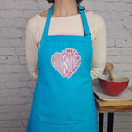 Minnesota apron embroidered Kitchen accessory with pockets adjustable neck always in my heart  great moving gift for her