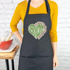 Vermont apron always in my heart embroider gift baking apron perfect gift for her