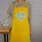 Vermont apron always in my heart embroider gift baking apron perfect gift for her