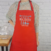 Personalized apron customizable name kitchen apron with pockets great gift for her birthday