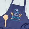 Verse Apron embroidered kitchen accessory Ecclesiates 3:11 Favorite Bible verse gift for friend prayer partner pastors wife