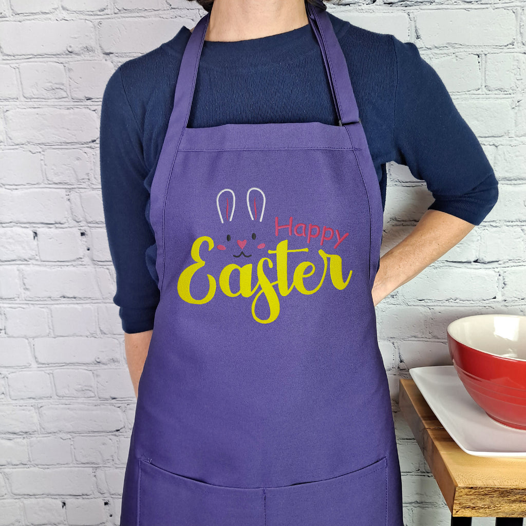 Easter apron Easter bunny embroidered kitchen accessory baking apron for women gift for her