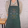 Love one another Apron Bible verse John 15:12 embroidered kitchen accessory cute gift for her with pockets