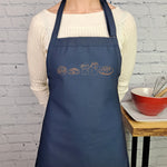 Sourdough bread apron embroidered with pockets great gift for bread bakers with adjustable neck durable and stain resistant