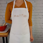 Sourdough bread apron embroidered with pockets great gift for bread bakers with adjustable neck durable and stain resistant